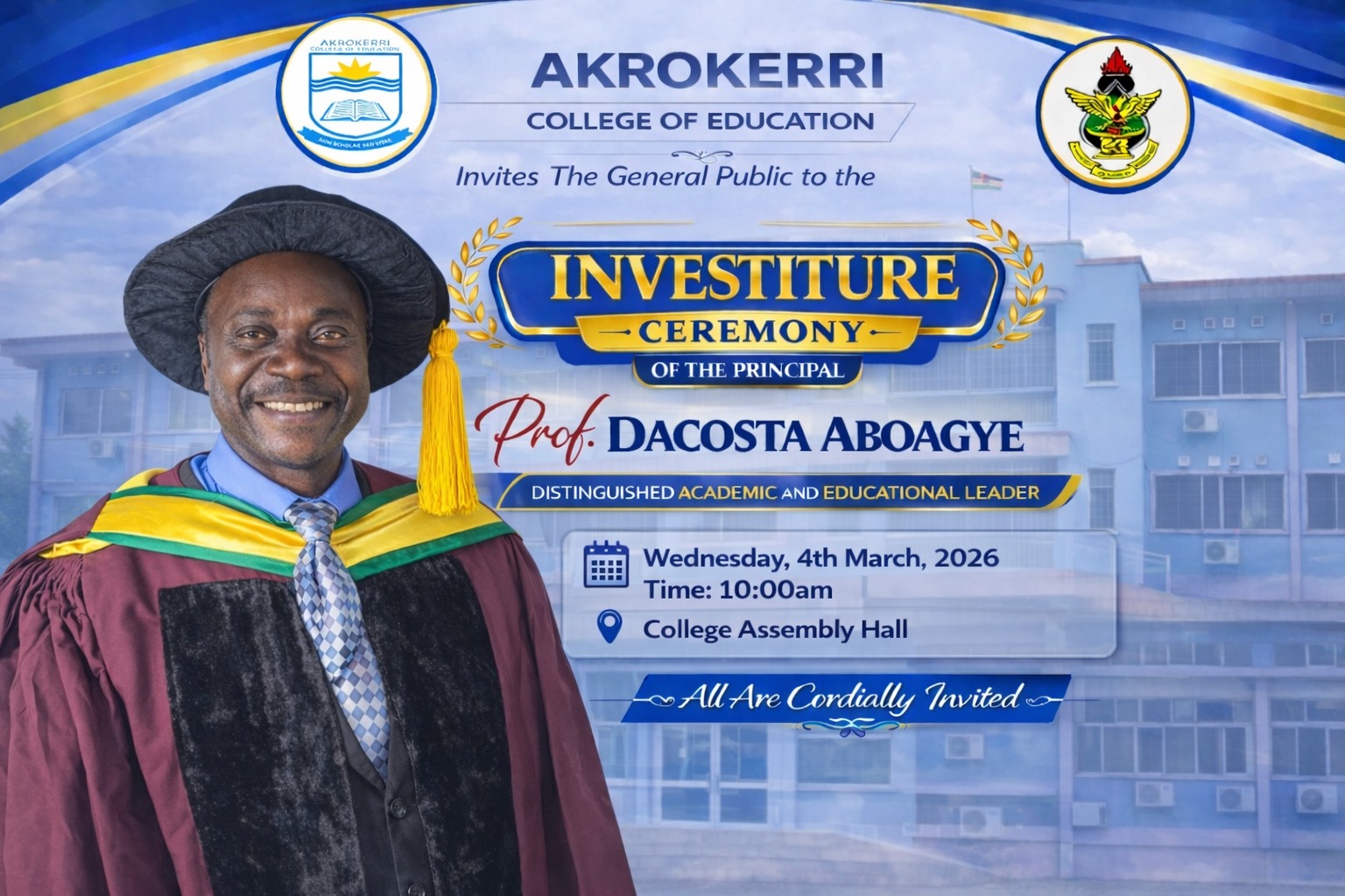 Graduation Ceremony at Akrokerri College of Education